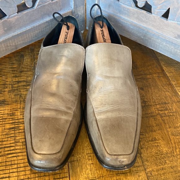 Mikekonos Mens Grey Loafer Size 10 - Picture 2 of 7